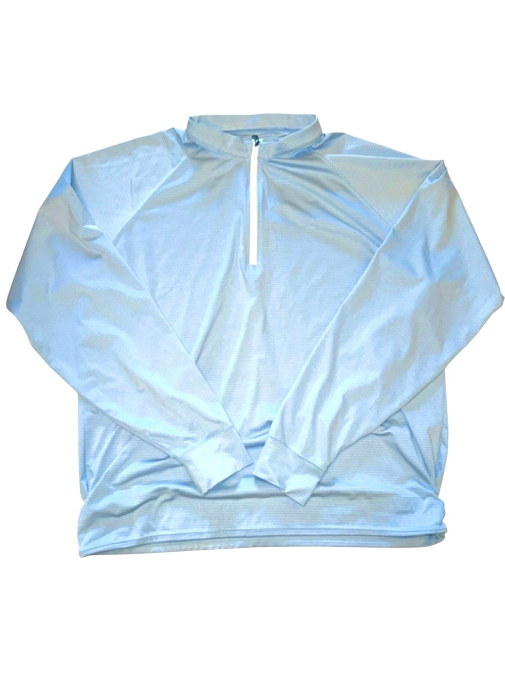 Hart Schaffner Marx Luxury Performance 1/4 Zip Pullover Light Blue Men’s Medium